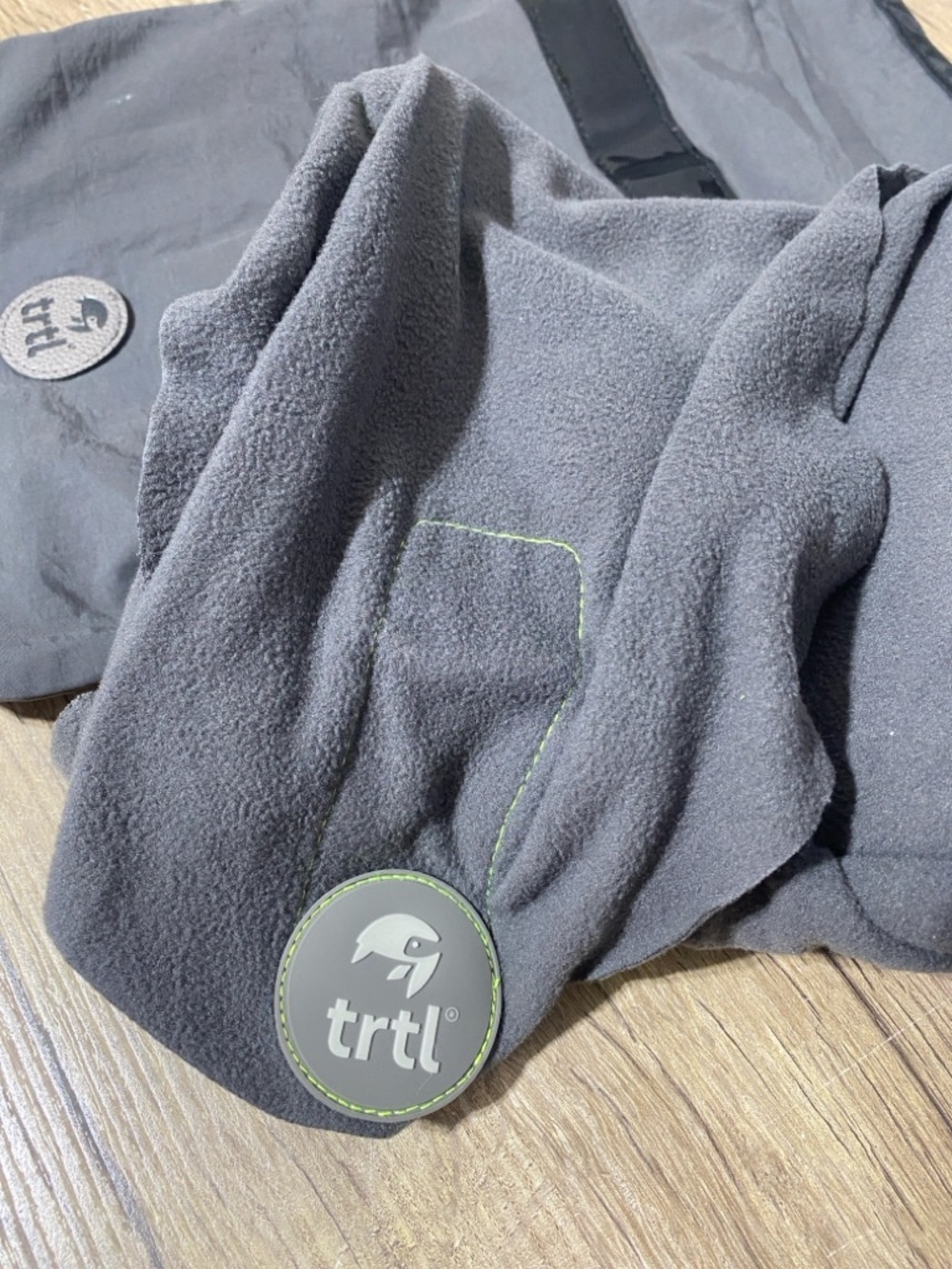 Cozy Layered Cowl Neck Warmer - Slate Gray - Picture 8 of 10